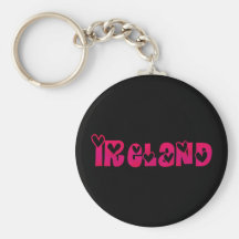 Irland i hjärtor nyckel ringar