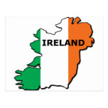 Irland karta vykort