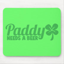 IRLÄNDARE behöver en öl! St patricks daydrinkindes Mus Matta