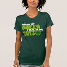 Irländsk dag 2013 tee shirts