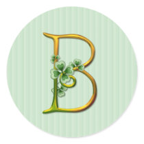 Irländsk guld- Monogram B