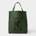 Irländsk guld- Monogram E Tote Bag