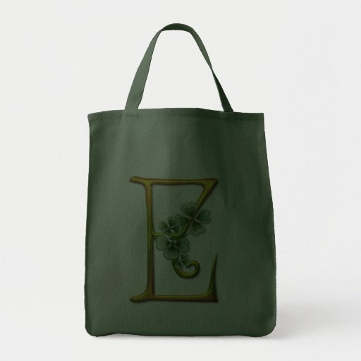 Irländsk guld- Monogram E Tote Bag