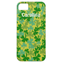 Irländsk iphone 5g för grönt Shamrocksanpassningsb iPhone 5 Case-Mate Skydd