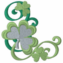 Irländsk kvinnaShamrockrulla