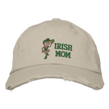Irländsk mamma broderad hatt