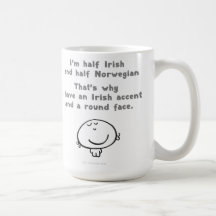 irländsk norrman kaffe koppar