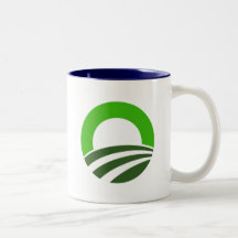 Irländsk Obama T-tröja Kaffe Kopp