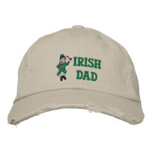 Irländsk pappa broderad hatt