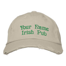 Irländsk Pub broderad hatt