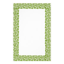 Irländsk Shamrocksbrevpapper