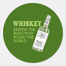IRLÄNDSK WHISKEY KLISTERMÄRKEN