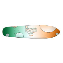 Irländska Gaelicgåvor tackar dig/går Raibh Maith A Skate Board