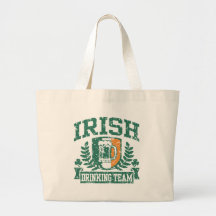 Irländskt dricka lag tote bags