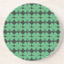 Irländskt st patricks daymönster dryck underlägg