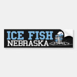Isfisk Nebraska Bildekal