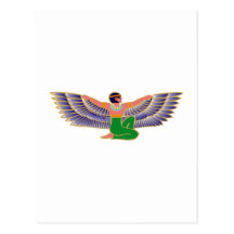 Isis Ägypten Göttin Egypt goddess Postkarte