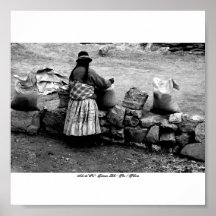 Isla del Solenoid - Titicaca laken - Peru/Bol… Affisch