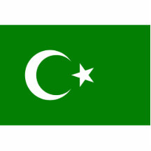 Islamisk republik av Turkestan, Colombia flagga Photo Cutouts