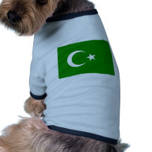 Islamisk republik av Turkestan, Colombia flagga Hund T-shirt