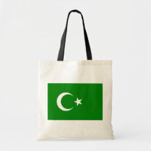 Islamisk republik av Turkestan, Colombia flagga Tote Bags