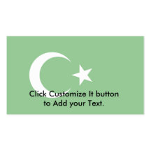 Islamisk republik av Turkestan, Colombia flagga Visitkort Mall