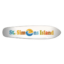 Island. för St. Simons Skateboards