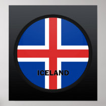 Island kvalitets- Roundel sjunker Affischer