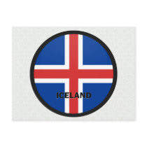 Island kvalitets- Roundel sjunker Vykort