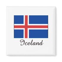 Island sjunker design kylskåpsnagnet
