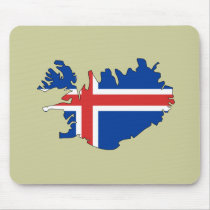 Island sjunker kartlägger mus matta
