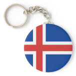 Island sjunker Keychain Nyckel Ringar