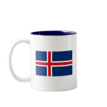 Island sjunker rånar kaffe koppar