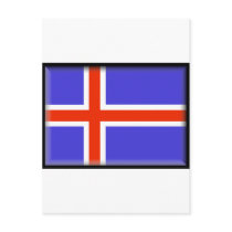 Island sjunker vykort