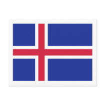 Island sjunker vykort