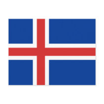 Island sjunker vykortet