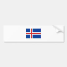 IslandFLAGGAinternationell Bildekaler