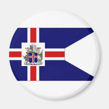 Islandpresidentflagga Kylskåps Magneter