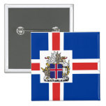 Isländskt presidents-, islandflagga nål