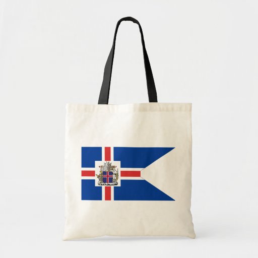 Isländskt presidents-, islandflagga tote bags