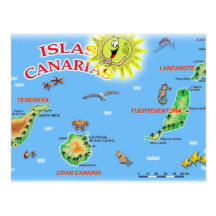 Islas Canarias vykort