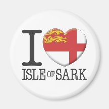 Isle av Sark Kylskåpsnagnet