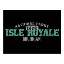 IsleRoyale nationalpark Vykort