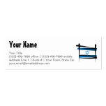 Israel borstar flagga visitkort mallar
