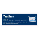 Israel borstar flagga visitkort mallar