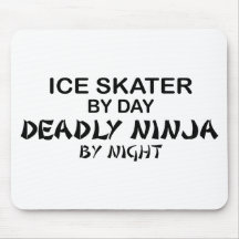 Isskater dödliga Ninja vid natt Musmattor