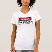 Isskater med inställning t shirt