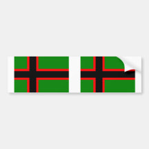 Itakarjalaisten Finland flagga Bildekal