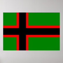 Itakarjalaisten Finland flagga Posters