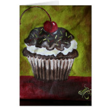 Italiano muffin hälsningskort